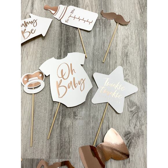 Girls Baby Shower Photobooth Props - Picture 4 of 4
